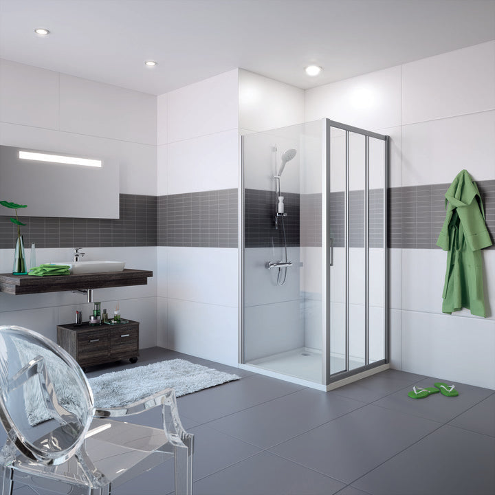 Classics 2 Sliding door, 2-panel with fixed segment C203
