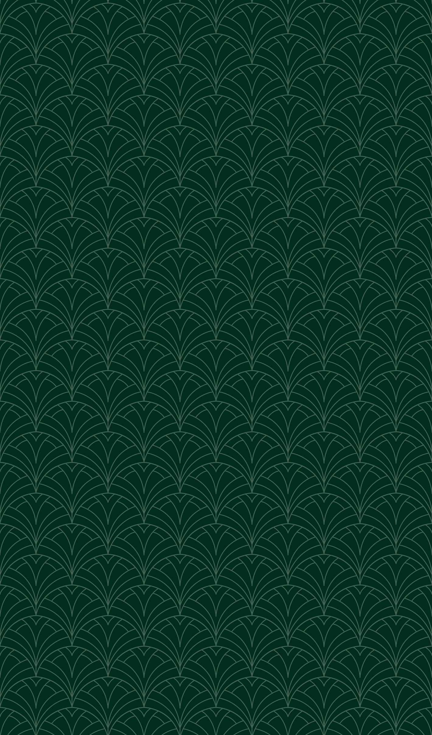 45G Art deco fan green