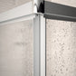 Alpha 2 fully framed Sliding door, 2-section corner entry A220