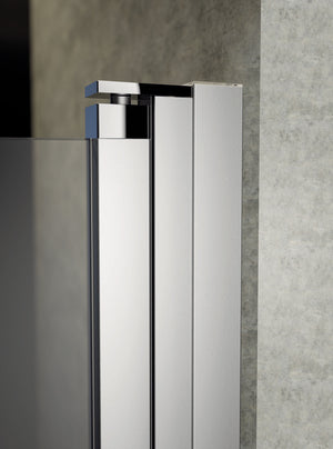 Design pure 1/4-kruh 2-křídlové dveře s pevnými segmenty (1/2) 8P17