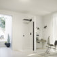 Solva partially framed Swing door for corner entry (1/2) S211
