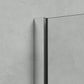 Solva partially framed Quadrant Swing door with fixed segments, 2-panels S240