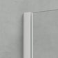 Solva partially framed Quadrant Swing door with fixed segments, 2-panels S240